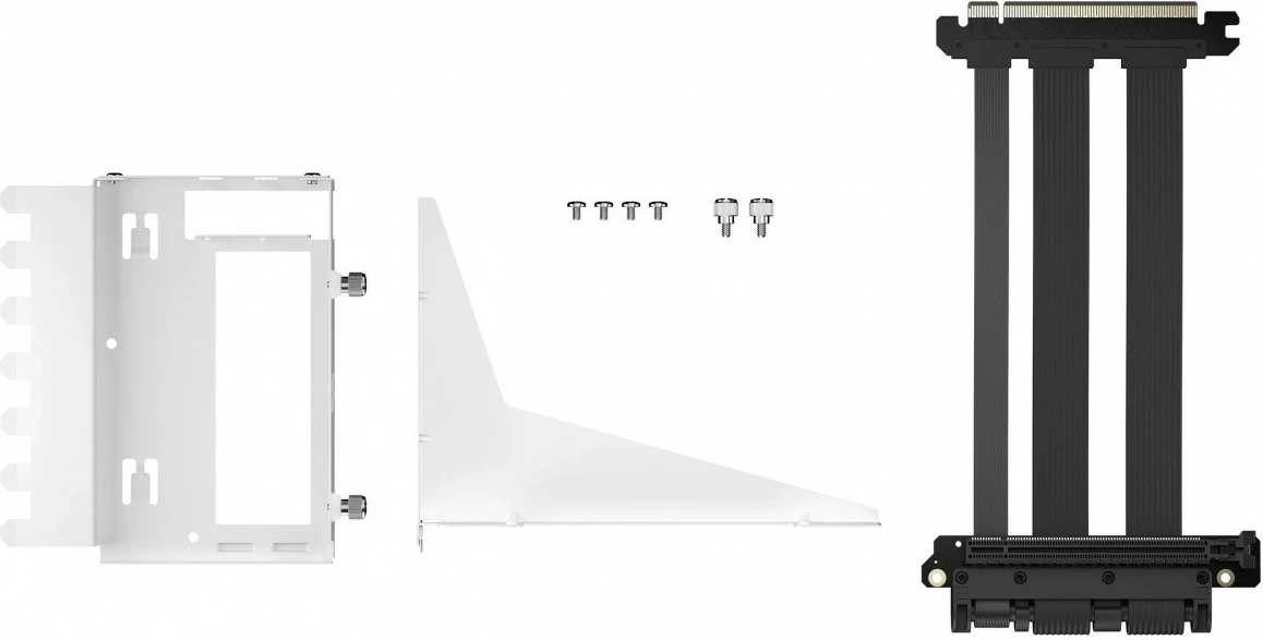 Mbajtëse vertikale Fractal Design FLEX 2 PCIe 4.0, e bardhë