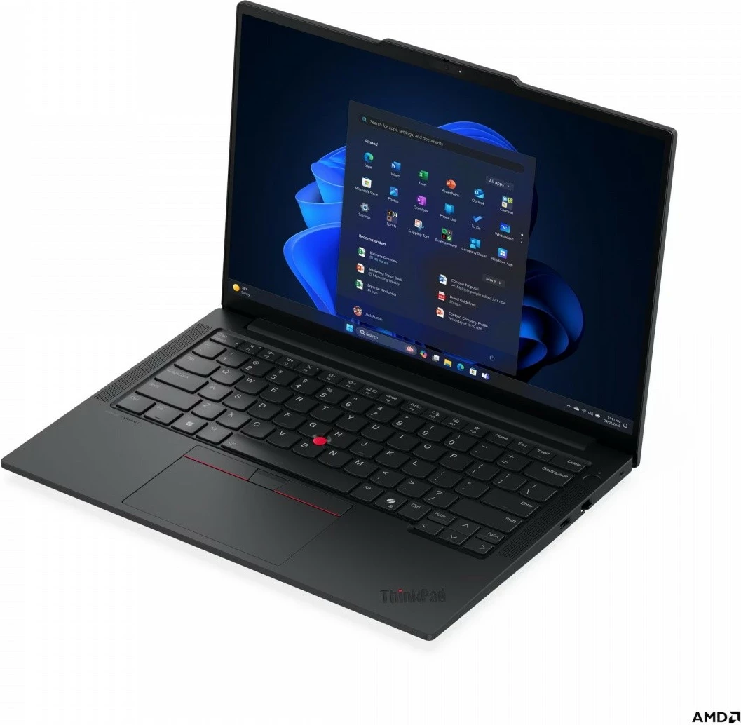 Laptop Lenovo ThinkPad E14 Gen 7, AMD Ryzen 5 220, 16 GB RAM, 512 GB SSD, 14" WUXGA, Windows 11 Pro, Zi