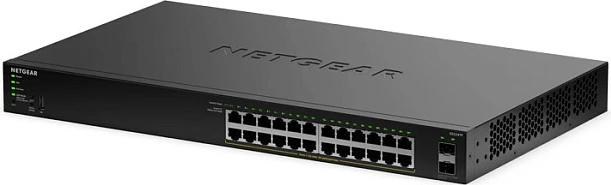 Switch NETGEAR GS324TPv2, 24x Gigabit PoE+ + 2x SFP, 190W, Rack 1U, i zi