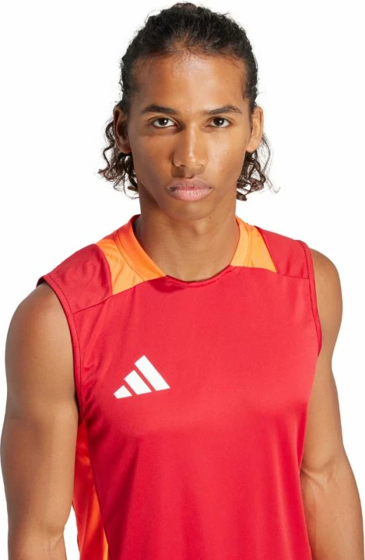 Fanellë pa mëngë për meshkuj adidas, e kuqe [Madhësia: XXL]