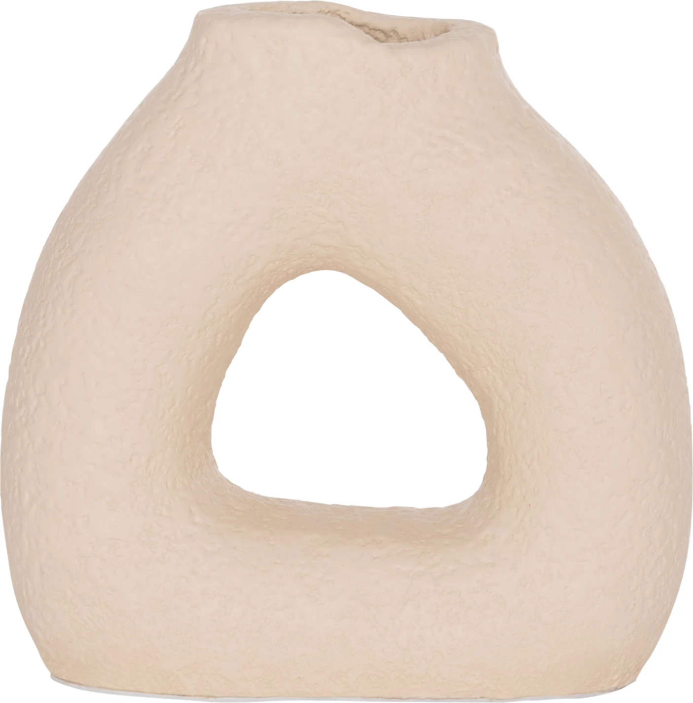 Vazo dekorative tavoline DECANT, terrakotë, ngjyrë e bardhë krem, FH4667.02S, 17.5x6.5x17cm