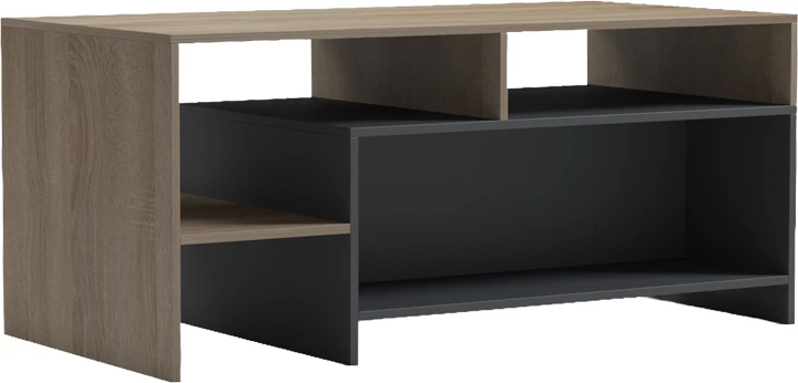 Tavolinë kafeje Consa, sonoma-antracit, 120x60x52.8cm