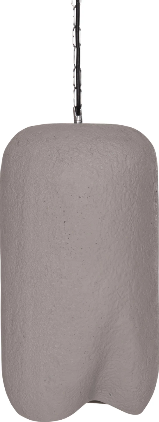 Llambë tavani varëse LOGKY, fibër-cement, ngjyrë gri, Φ24x47Hcm