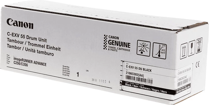 Njësi cilindri, Canon, C-EXV 55 / 2186C002, rendiment 45000 faqe, standard, e zezë