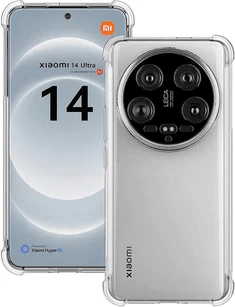 Mbështjellës silikoni antishok ONASI për Xiaomi 14 Ultra, transparent