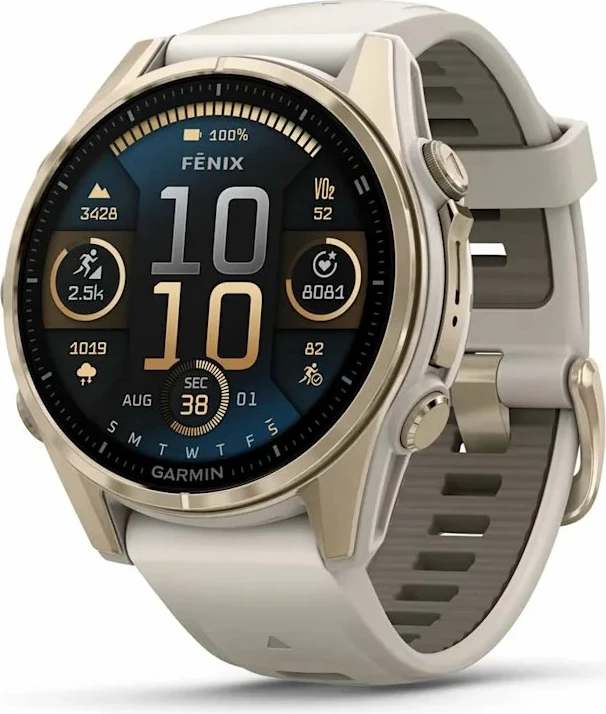 Smartwatch Garmin Fenix 8 AMOLED 43mm (010-02903-11), beige