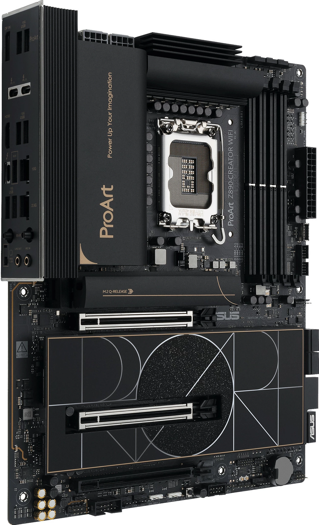 Pllakë amë ASUS PROART Z890-CREATOR WIFI, Intel, LGA 1851, DDR5-SDRAM, 192 GB, e zezë