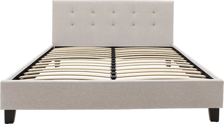 Krevat dopio Mago, ngjyrë fildishi, 160x200cm