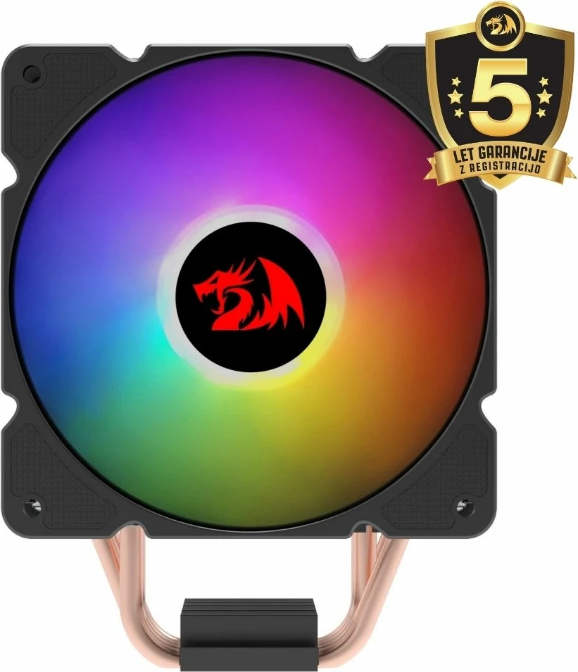 Ftohës ajri për CPU Redragon Effect CC-2000, 4x6mm, 1700RPM, PWM 4-pin, RGB