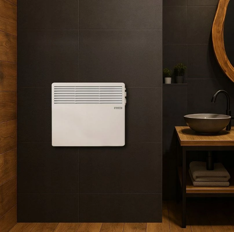 Ngrohës elektrik portativ N'OVEEN CH3350 me termostat, 1000W, i bardhë