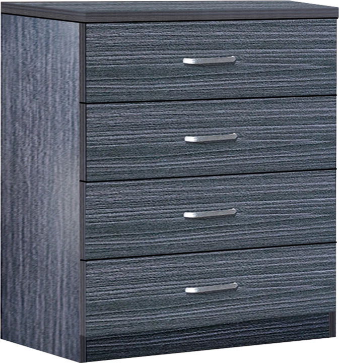 Komodë me 4 sirtarë Killian zebrano 80x40x80cm