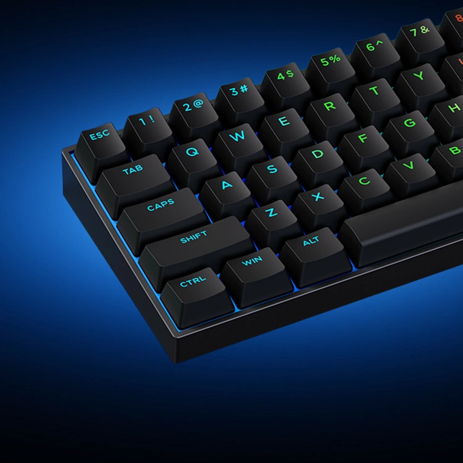 Tastierë gaming Mchose Ace 60 Pro, 60%, RGB, USB-C, Hot-Swap, e zezë
