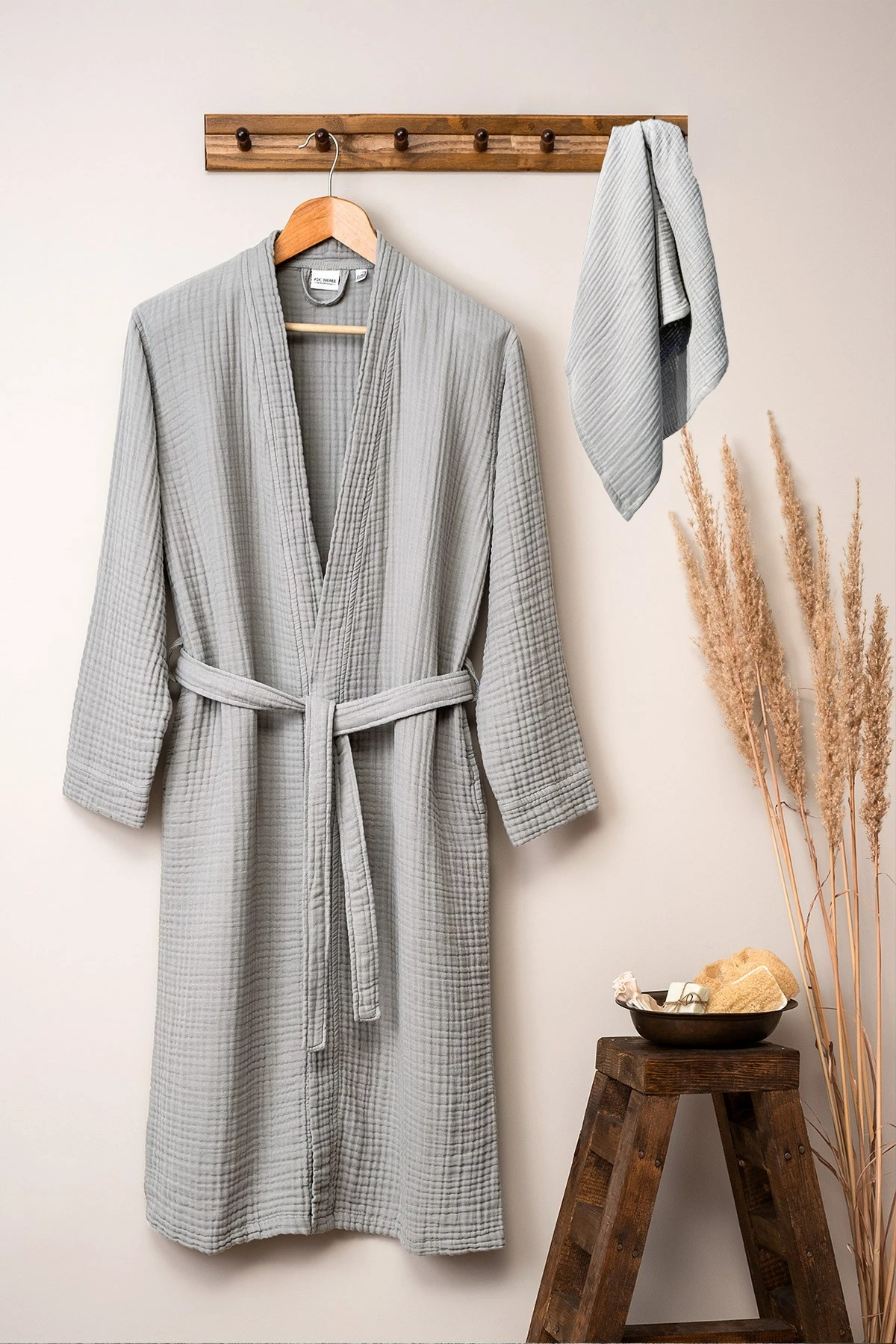 Set rrobdeshamalli Mijolnir, kimono, ngjyrë gri