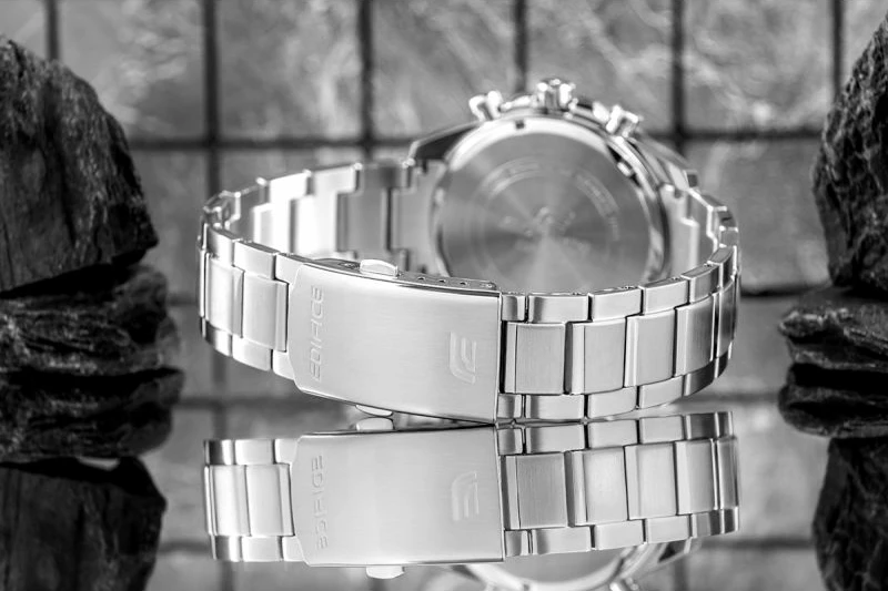 Orë dore për meshkuj Casio Edifice, argjend