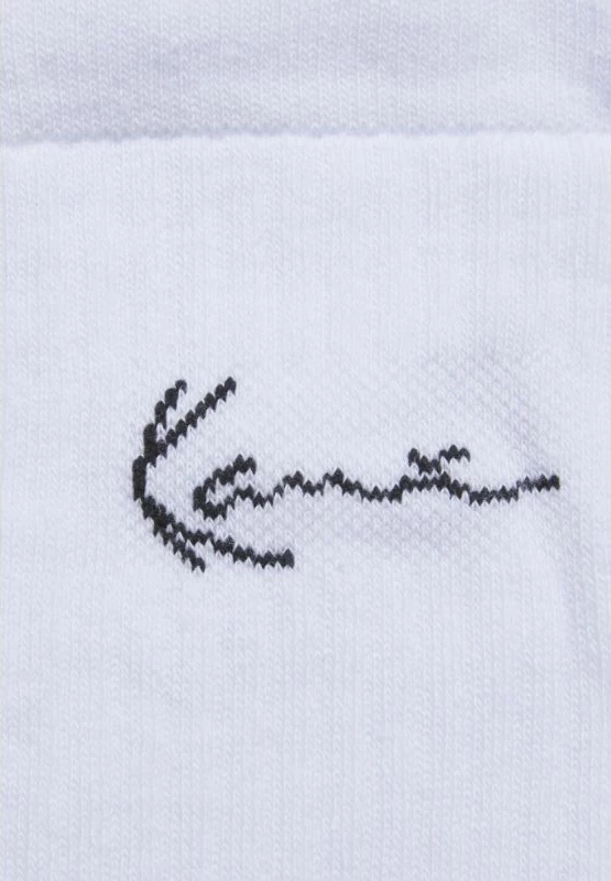 Çorape të gjata Karl Kani Signature 3-pack, të bardha