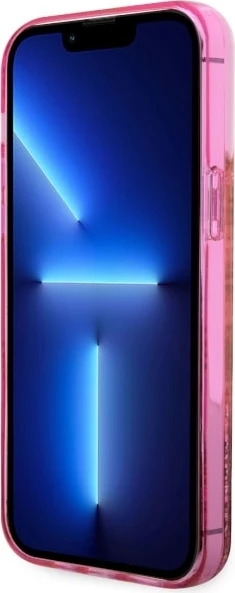 Mbështjellës Guess GUHCP14LLC4PSGP për iPhone 14 Pro 6.1", Liquid Glitter 4G, Rozë