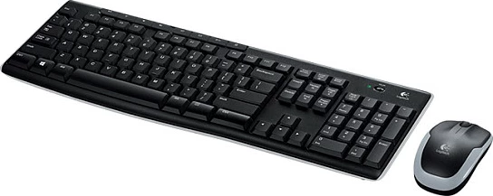 Set maus dhe tastierë Logitech Wireless Desktop MK270, wireless, QWERTZ, e zezë