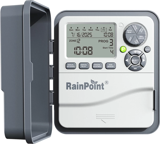 Kontrollues ujitje RainPoint ITC1200 me shumë zona, LCD, gri
