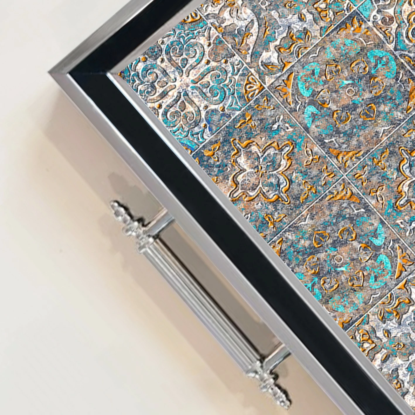 Tabaka qelqi Aberto Design, TPG9857, shumëngjyrëshe