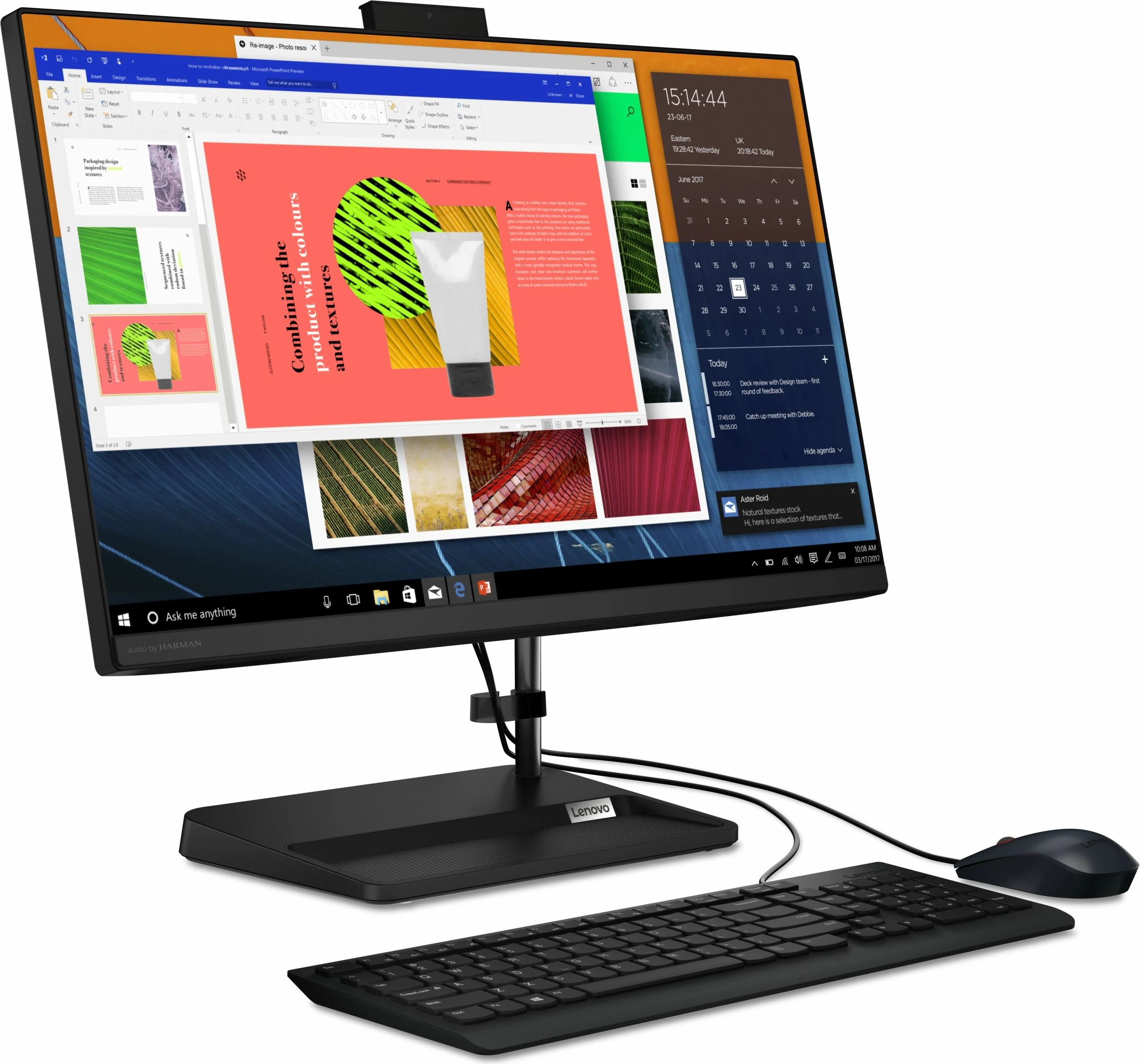 Kompjuter All-in-One Lenovo IdeaCentre AIO 3 24ALC6, Ryzen 5 7430U, 16GB RAM, 512GB SSD, 23.8 inç, Win11