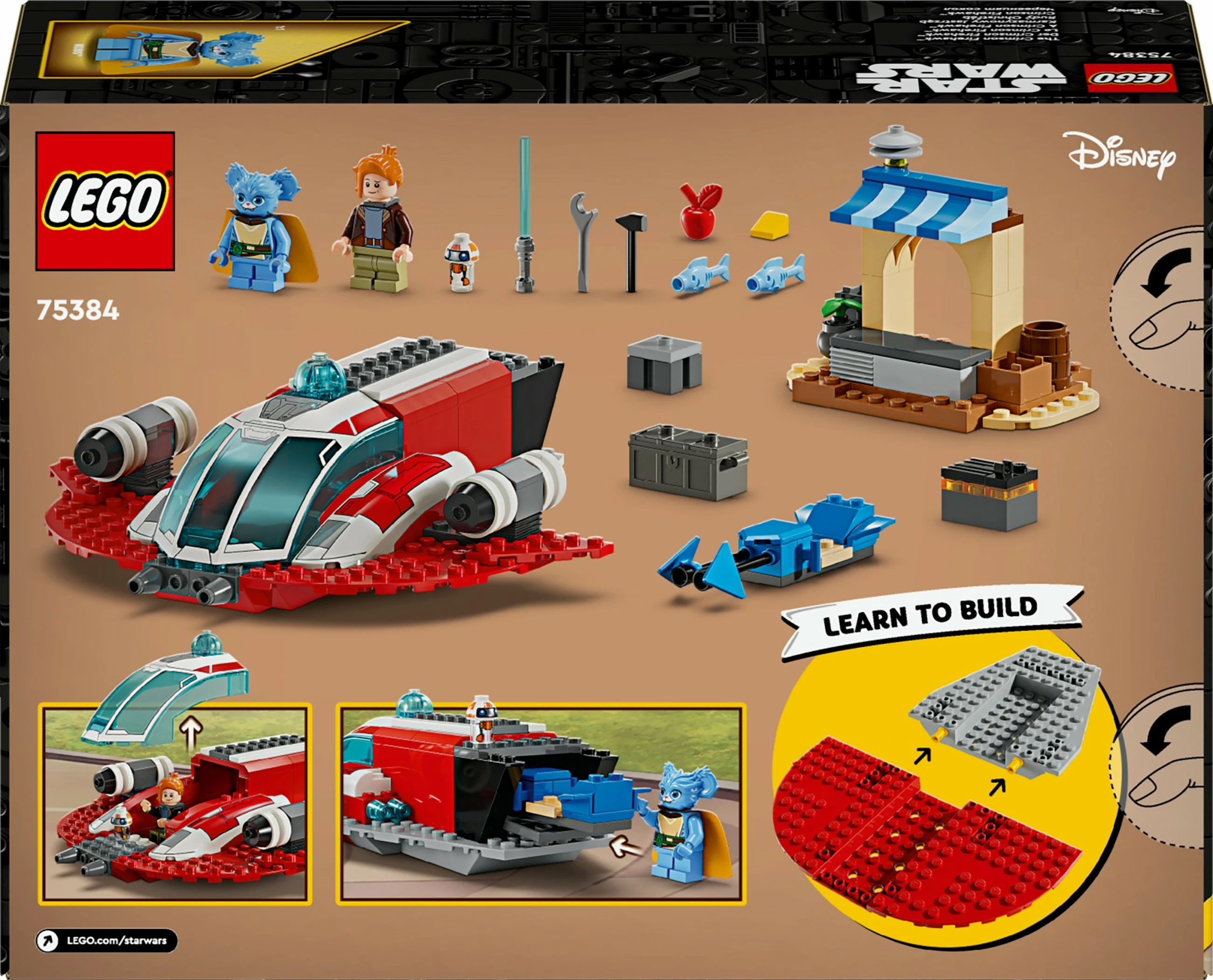 Set ndërtimi LEGO Star Wars The Crimson Firehawk 136 pjesë, multikolor