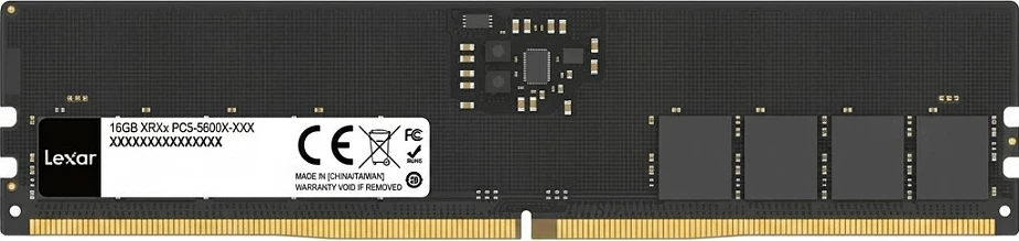 RAM Memorje Lexar 16GB DDR5 DIMM 5600MHz, e zezë (OEM Tray)