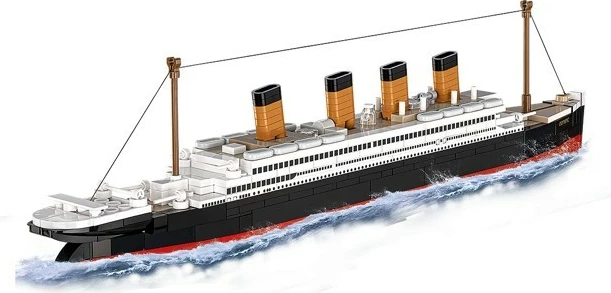 Set blloqesh ndërtimi, Cobi, R.M.S. Olympic COBI-1687, 595 copa, shkallë 1:700, me bazament