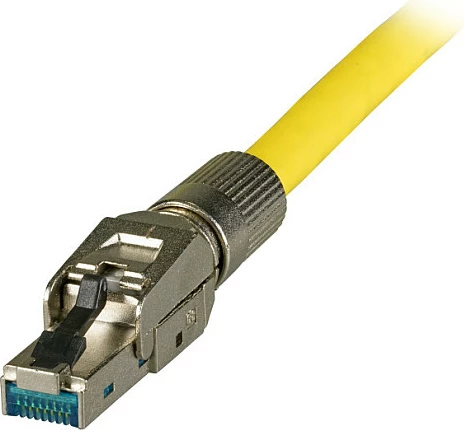 Kabllo rrjeti EFB Elektronik Cat8 RJ45, 25/40GbE, e verdhë