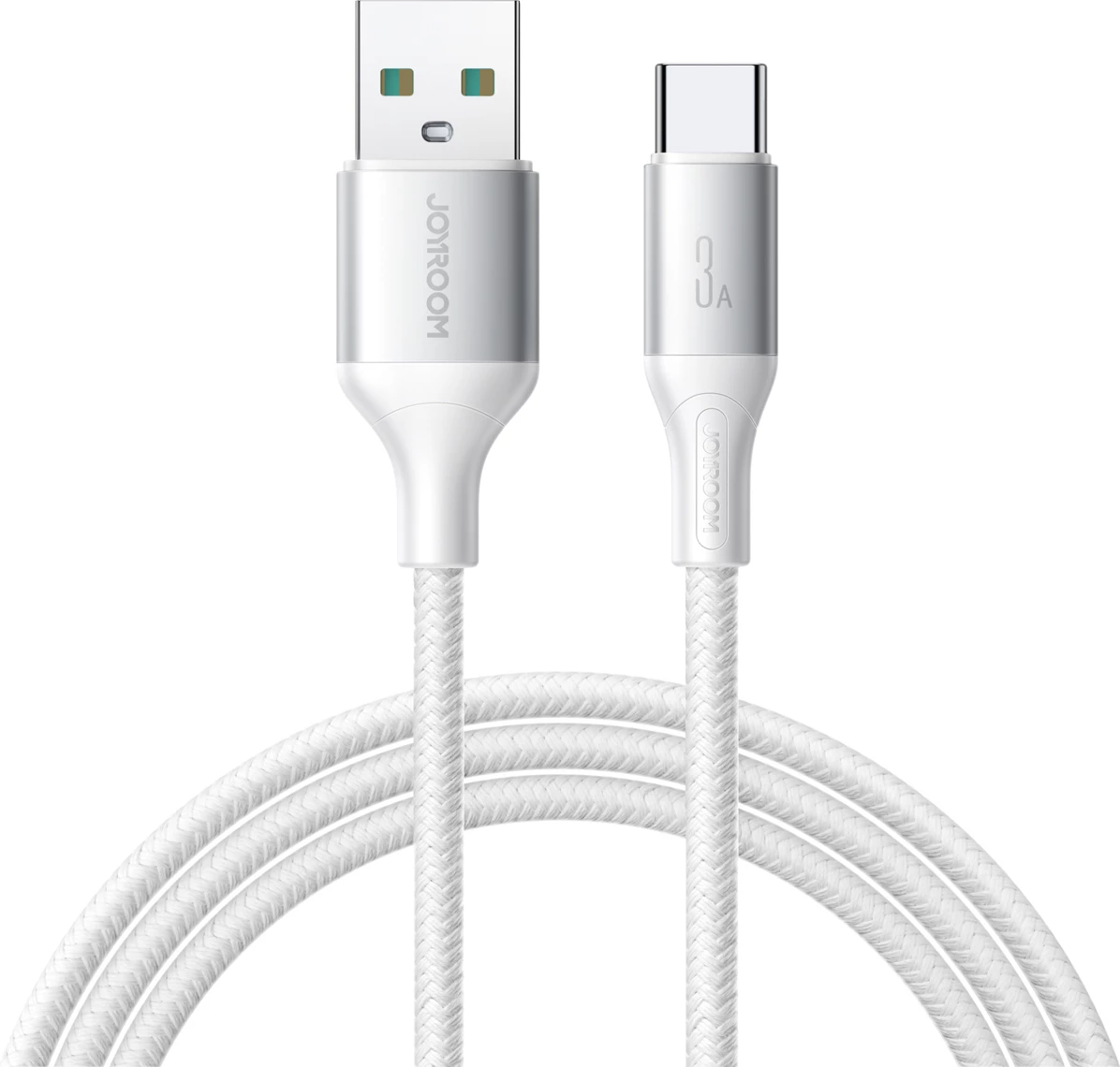 Kabllo Joyroom S-A28 Flash Series USB-A në USB-C, 2m, 3A, Bardhë