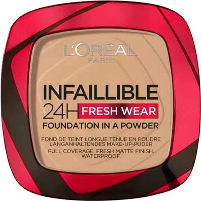 Pudër e ngurtë L'Oreal Infaillible 24H, 040 Cashmere, 9 g