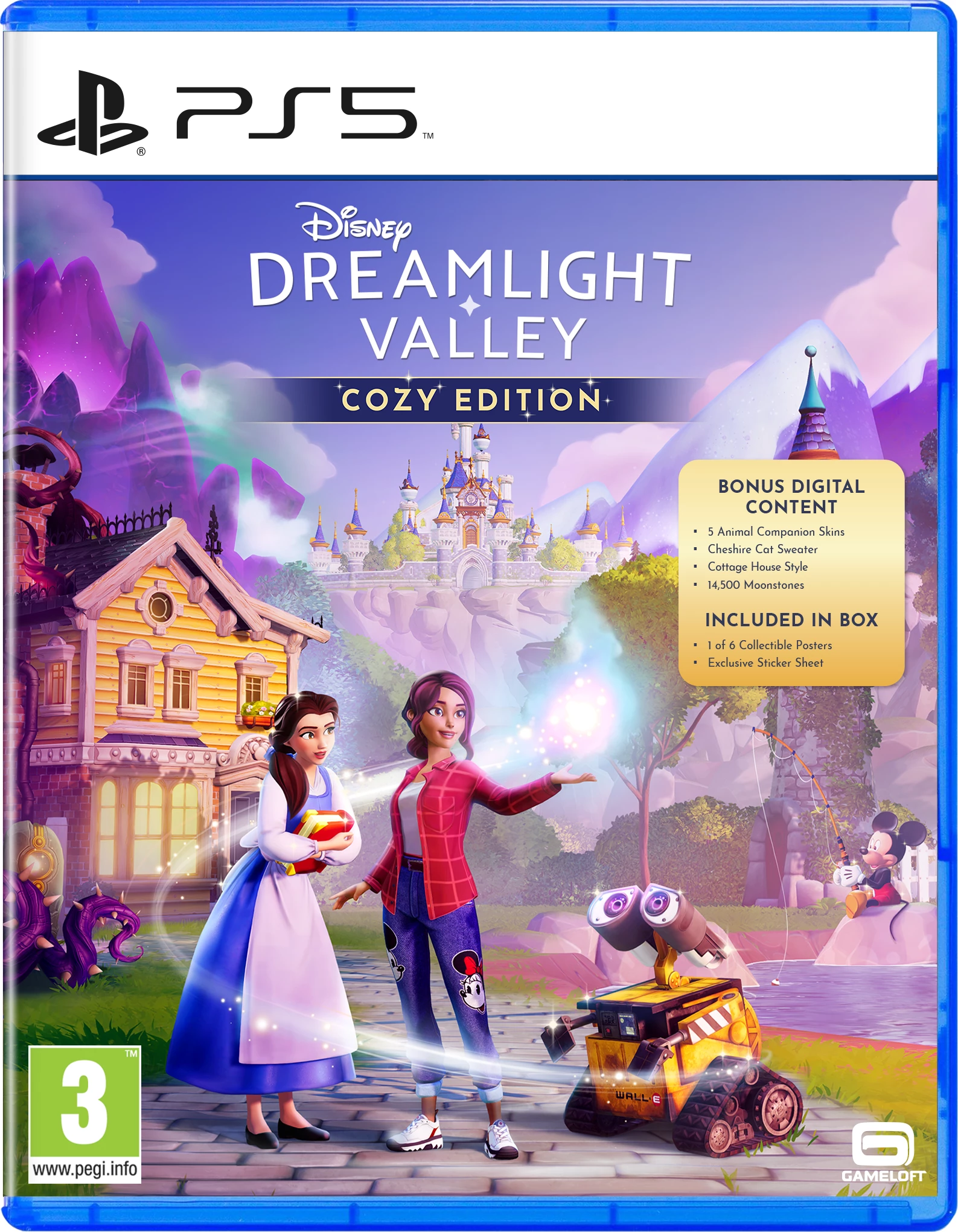 Lojë PS5 Nighthawk Interactive Disney Dreamlight Valley Cozy Edition, me sticker pack dhe poster koleksionisti