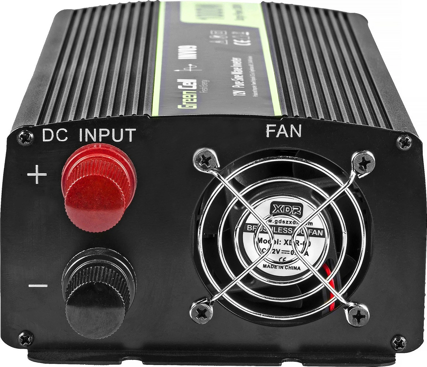 Inverter rryme Green Cell INV09, 12V në 230V, 1000W, i zi