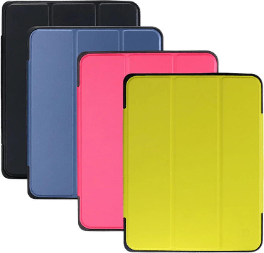 Mbështjellës DEQSTER Rugged MAX për iPad 10.9" (Gjenerata 10), me magnet, stand 3 pozita, Pink