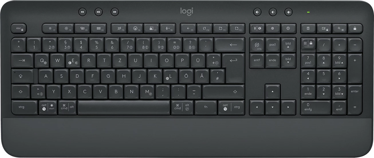 Tastierë Logitech SIGNATURE K650, Wireless, Bluetooth, QWERTZ, Graphite