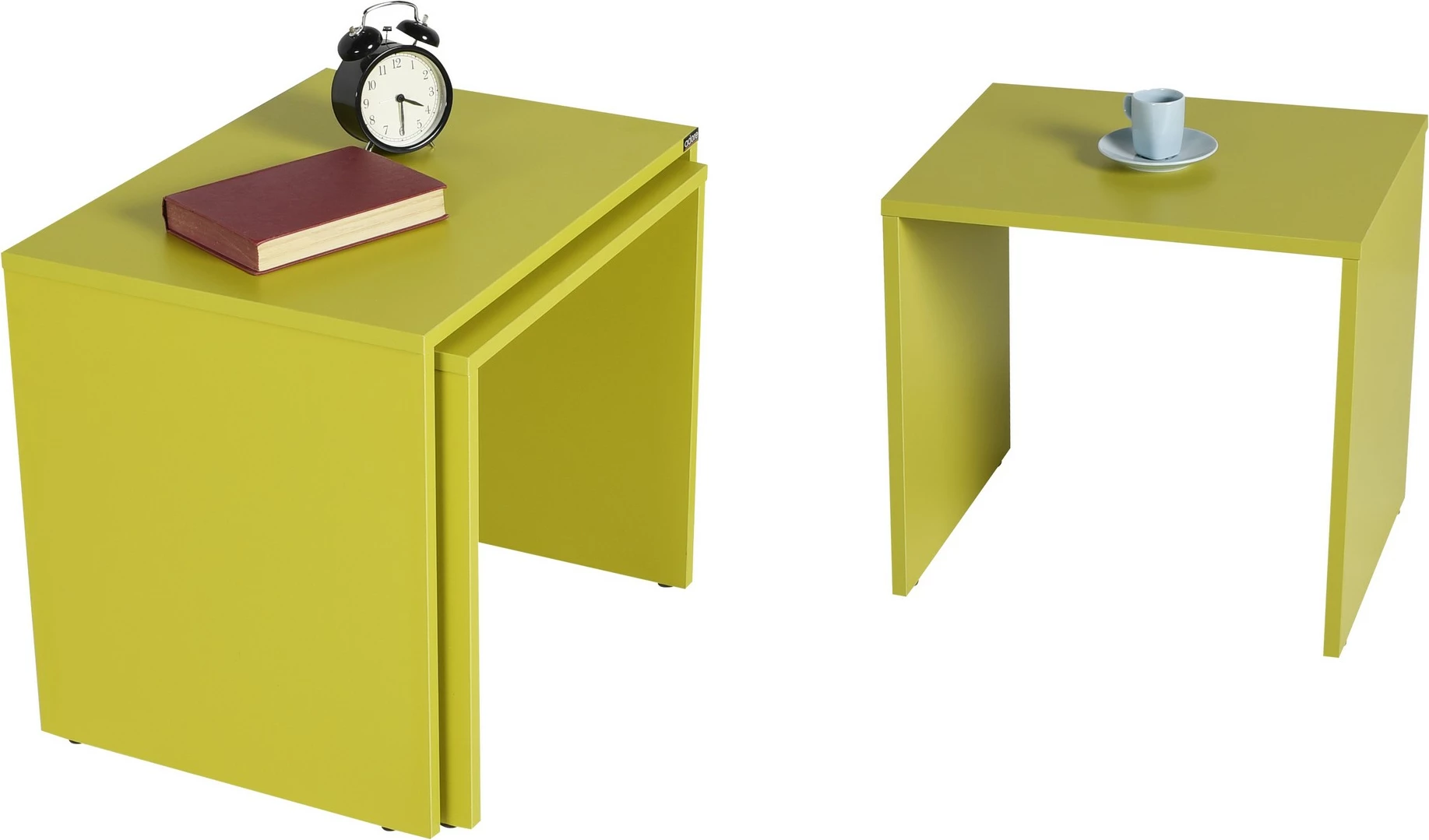 Set tavolinash të ndërlidhura Hanah Home, Shp-103-Yy-1, ngjyrë e gjelbër
