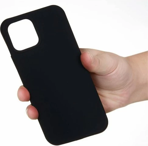 Mbështjellës silikon i lëngshëm ONASI 13387 për iPhone 13 Pro, e zezë