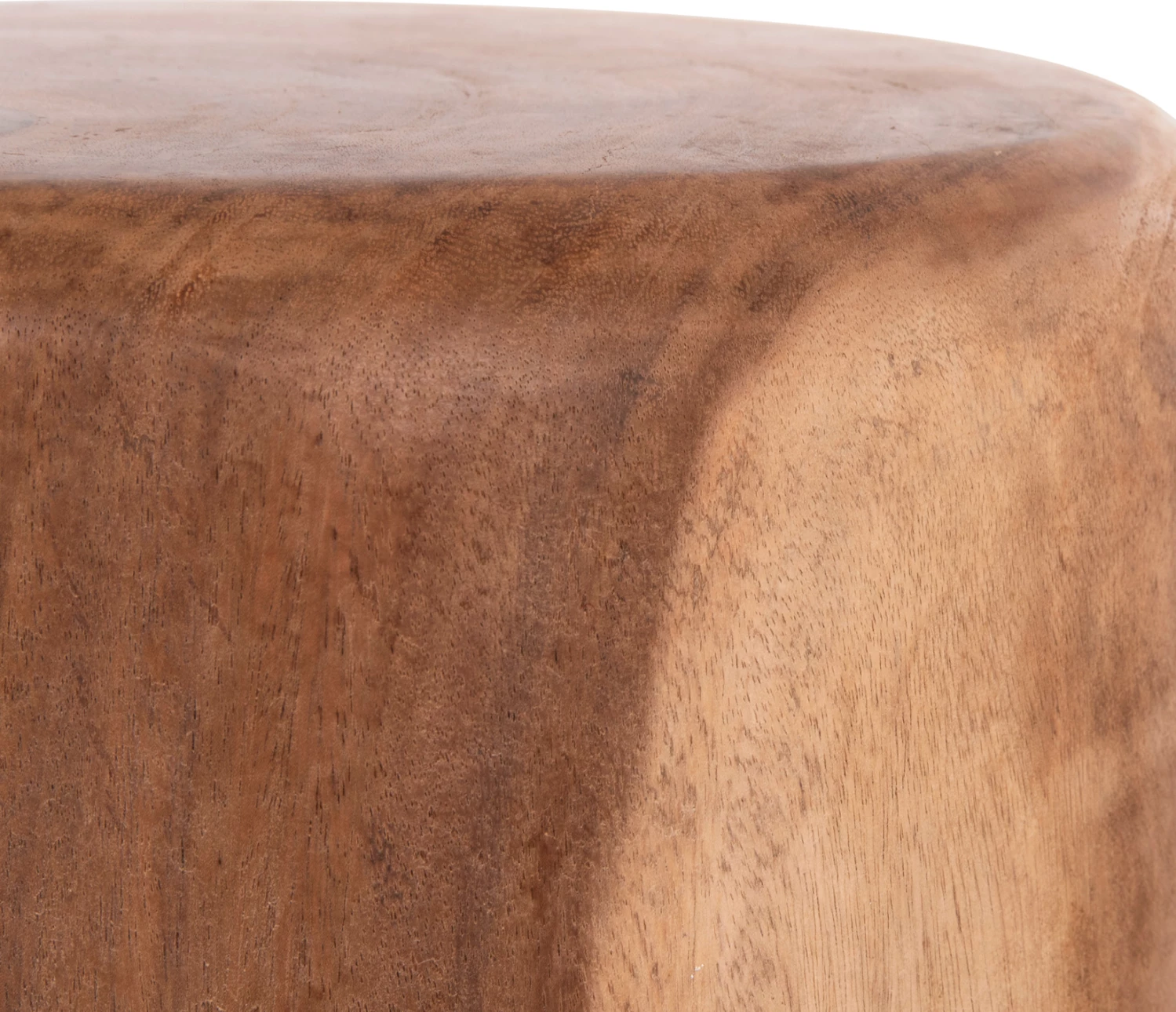 Karrige për bar rrethore TOBI, dru suar natyral, FH9791.11, 39x42cm