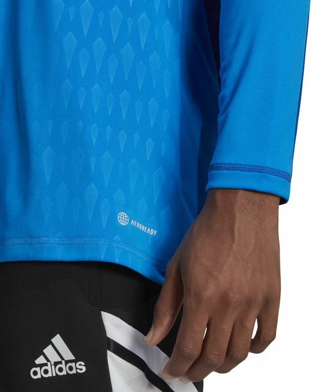 Fanellë për portierë adidas Tiro 23, me mëngë të gjata, blu