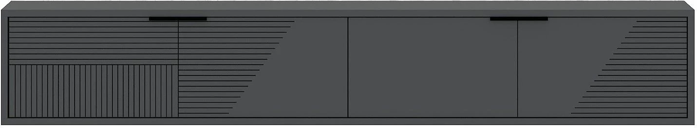 Komodë TV Skye Decor, ngjyrë antracit, Parla
