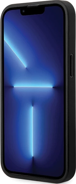 Mbështjellës BMW Leather Carbon për iPhone 13 Pro / 13 6.1", i zi, hardcase