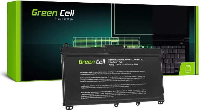 Bateri laptopi Green Cell për HP Pavilion 14-BP/14-BF/14-BK/15-CC/15-CD/15-CK/17-AR, e zezë