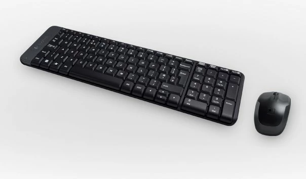 Set tastierë dhe maus Logitech MK220, wireless, USB, full-size, zi