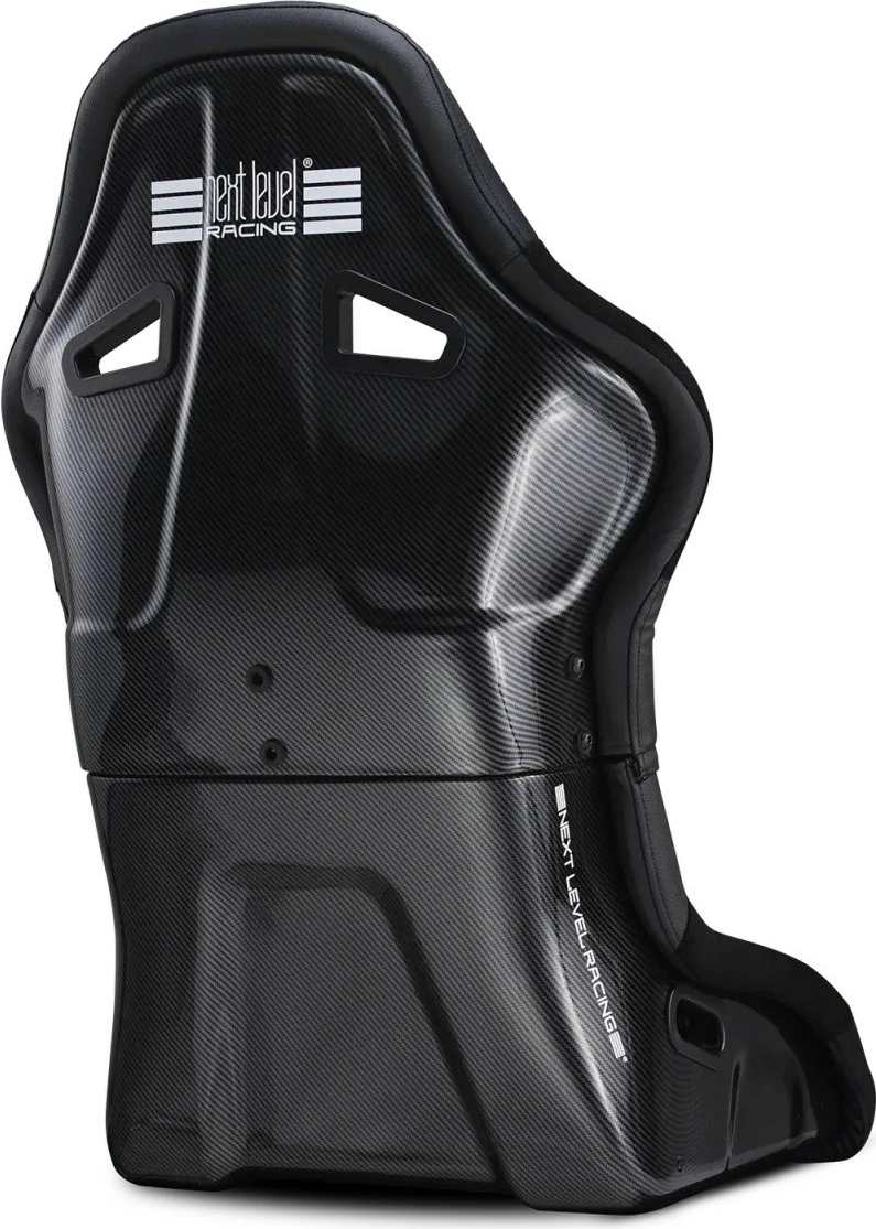 fotelë sim racing Next Level Racing ES2 (NLR-E060), FIA licensed, carbon-style finish, e zezë