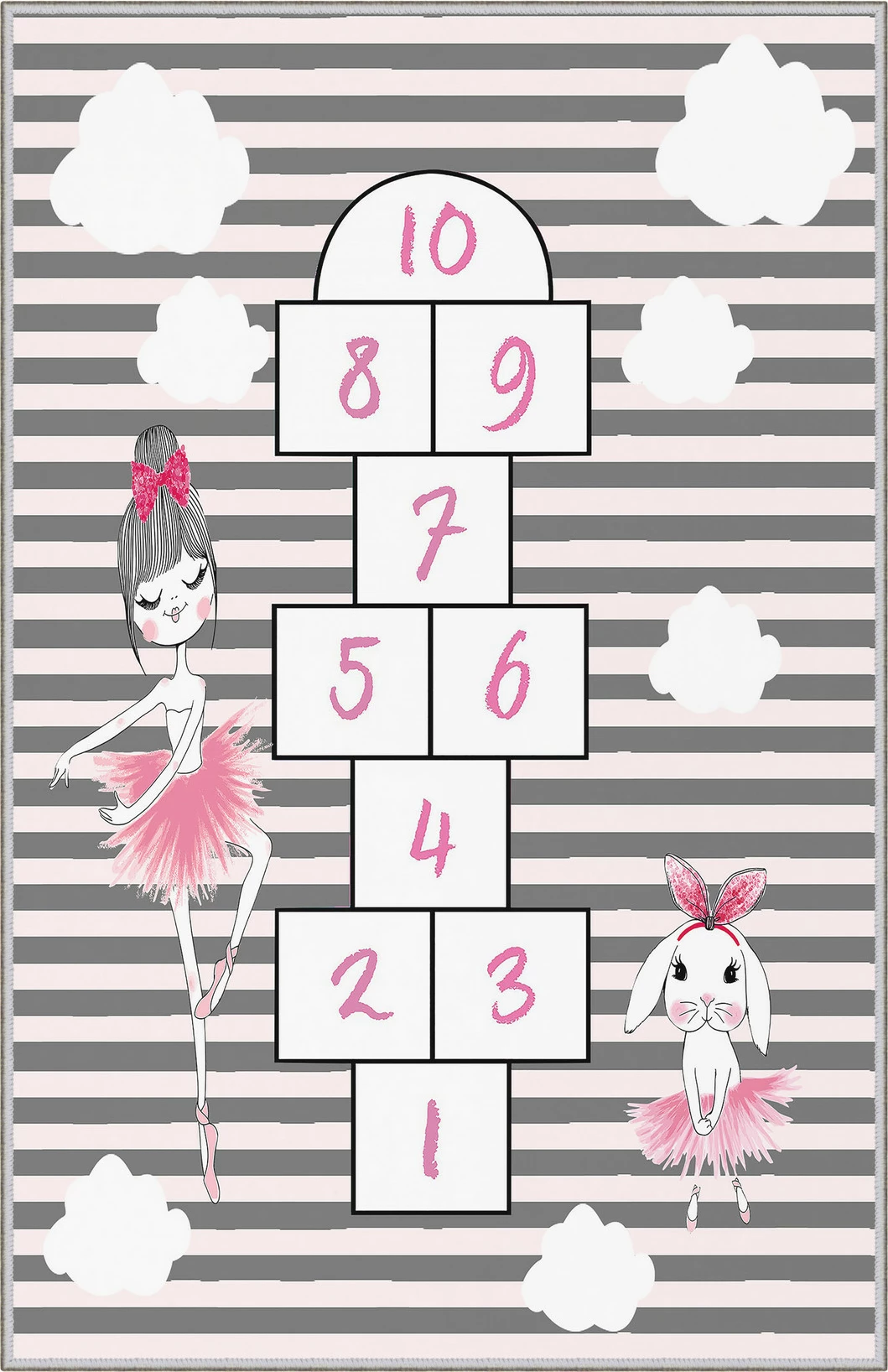 Qilim shumëngjyrësh për fëmijë, 60x100cm, Conceptum Hypnose, WOOKECE027