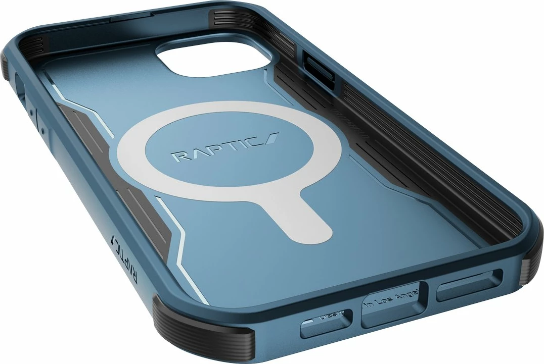 Mbështjellës Raptic X-Doria Fort për iPhone 14 Plus, MagSafe, Blu