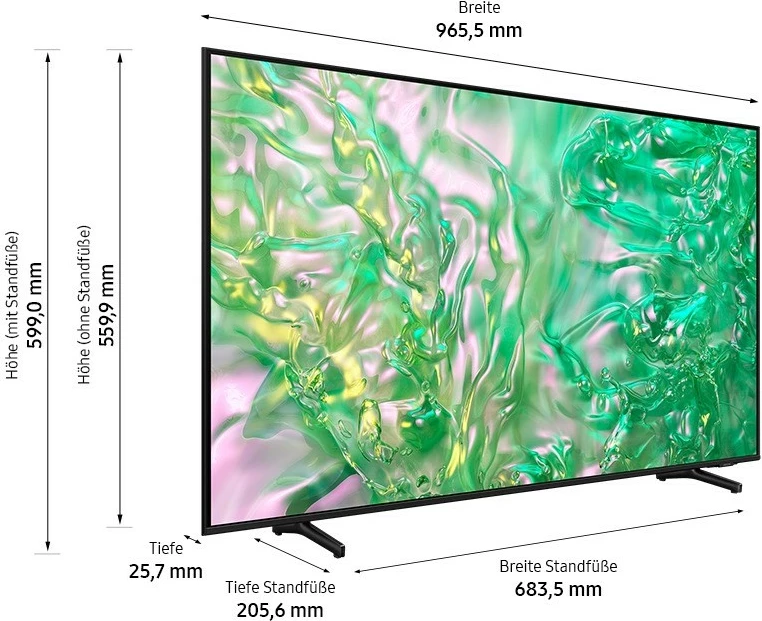 Televizor Samsung GU50DU8079U, 50 inç, Crystal UHD, Smart TV, Wi-Fi, i zi
