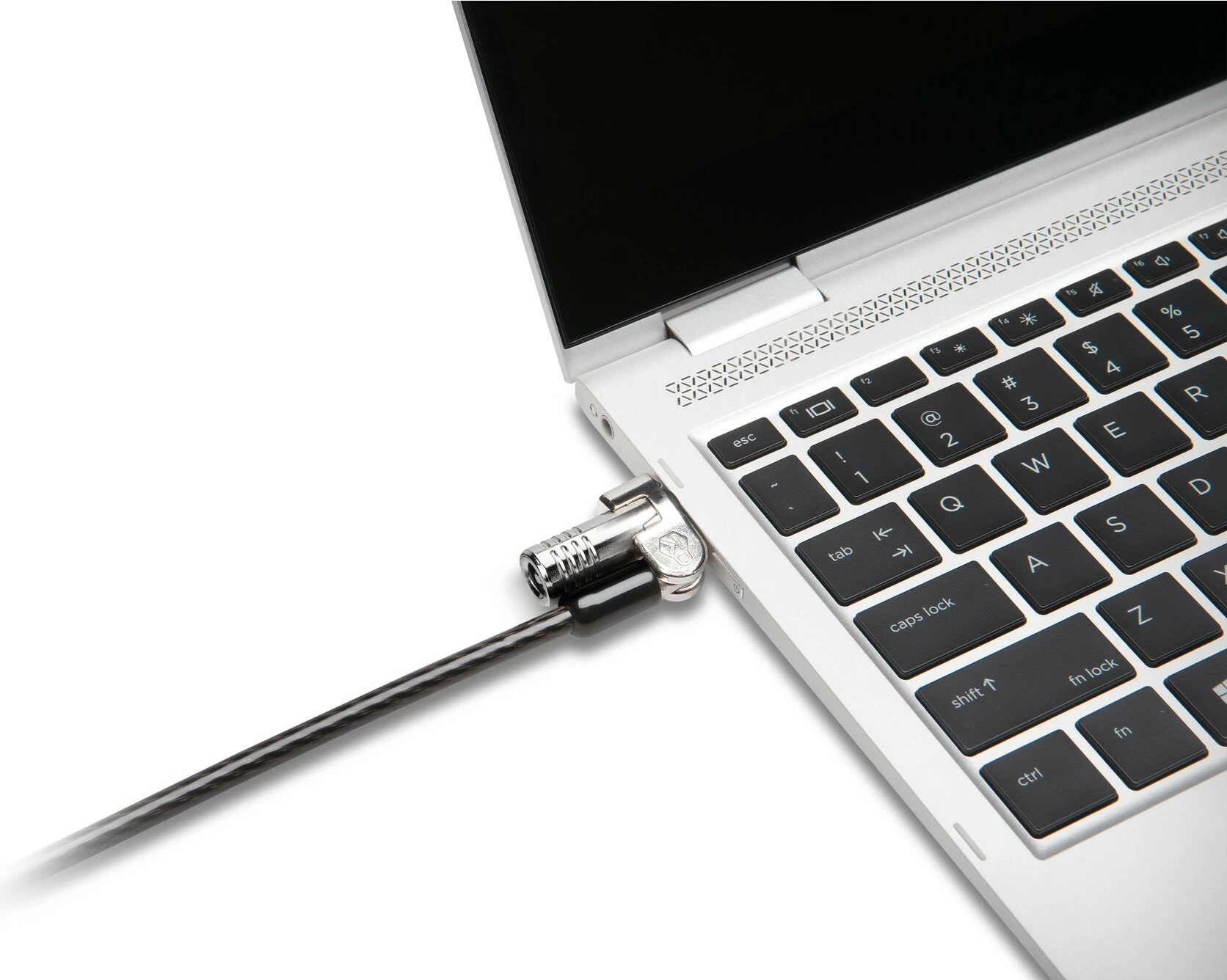 Kabëll sigurie Kensington NanoSaver, me çelës, 1.8m, për laptop, ngjyrë e zezë/inoks