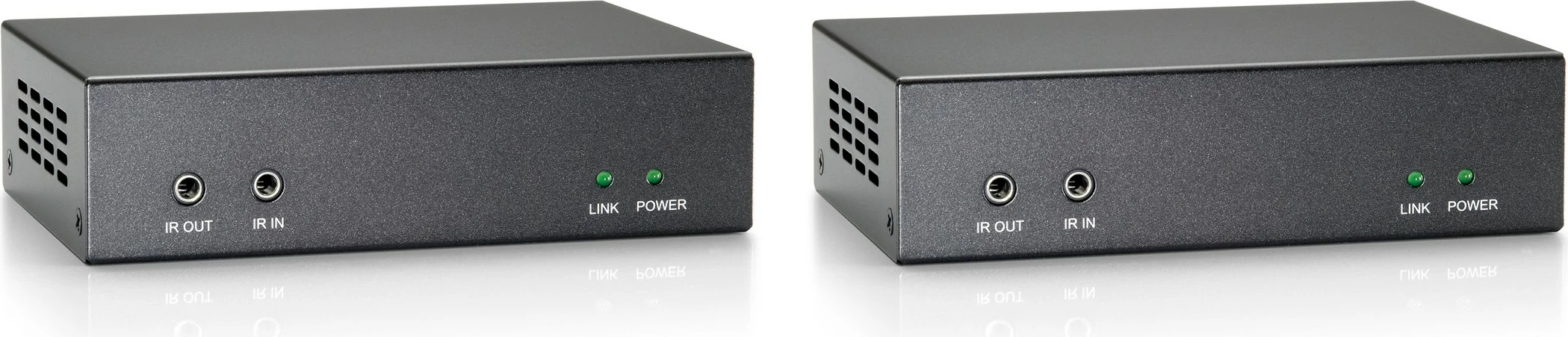 Kit zgjatues HDMI LevelOne HVE-92, HDBaseT, 100m, 802.3af PoE, 3840 x 2160 piksel, transmetues & pranues AV, Gri