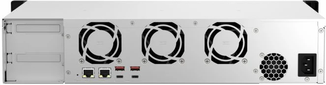 NAS server QNAP TS-873AeU-4G, 8-bay, 4GB RAM, 2x2.5GbE, 2U rack short-depth, i zi