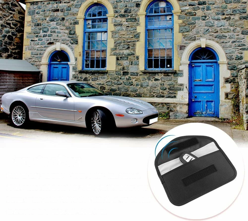 Mbështjellës anti-vjedhje Hurtel Faraday Box, 20x11cm, i zi